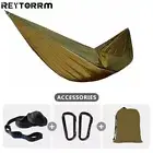 Camping Parachute Hammock Single Portable Outdoor Indoor Nylon Hammock Swing