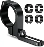 VAZESWIN UTV Light Bar Mount, Sturdy Aluminium Alloy LED Light Mounting Bracket, 360° Rotating Adjustable UTV Roll Bar Clamp Mount Fit on 1.5" / 1.75" / 1.85" / 2" / 2.1" Roll Cages (1 PC)