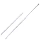 2 Pack White Spring Tension Curtain Rod Adjustable Expandable Poles for Wardrobe