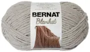 2 Pack Bernat Blanket Big Ball Yarn-Pale Grey 161110-10046