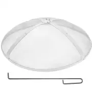 Round 36 Inch Heavy Duty Steel Spark Screen Cover for Outdoor Fire Pit
