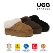 UGG EVERAUU® UGG Slippers Women SheepskinWool Ankle Platform Ulrika