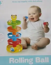 在飛比找Yahoo!奇摩拍賣優惠-益智趣味遊戲玩具滚滚球 嬰幼兒童叠叠樂層層滾滾球益智玩具嬰幼