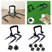 3x Golf Putting Gates Golf Training Aid Metal Putt Gates Practice Supplies
