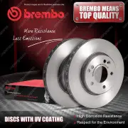 2x Front Brembo UV Disc Brake Rotors for Peugeot 308 4A 4C CC 4B SW 4E 4H 302mm