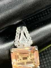 Morganique Quartz Ring with Topaz