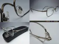 在飛比找Yahoo!奇摩拍賣優惠-信義計劃眼鏡 絕版真品 Matsuda 松田 鈦金屬 復古框