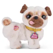 Pets Alive Poppy the Booty Shakin' Pug | Interactive Dancing Plush Puppy with So