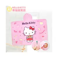 在飛比找樂天市場購物網優惠-小禮堂 Hello Kitty 法蘭絨披肩毛毯 100x14