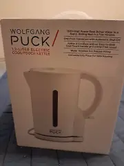 Wolfgang Puck 1.7-Liter Electric Cool-Touch Kettle 1500W White NIB