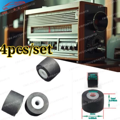 4PCS Vintage Pinch Roller for SONY Technics H CD-D670、HCD-H11、HCD-H1200 Tape