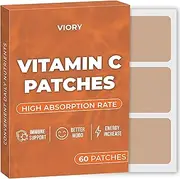 C Patches (Pack of 60) - 100% Natural Patch for Women and Men - Immune & Body Support - Enhanced Formula