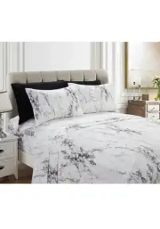 Sheet set Marble Pattern 1500 Thread Count (6-Piece Set) Full Size