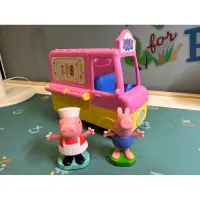 在飛比找蝦皮購物優惠-二手玩具 培樂多Play-Doh 佩佩豬冰淇淋車遊戲組 佩佩