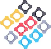 TOGEVAL 10Pcs Microphone Slip Protection Rings for Handheld Microphones Roll Fall Easy to Clean for Ktv Stages Dance Parties and Conferences