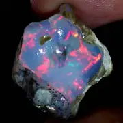 18.00 Cts Amazing Ethiopian AAA "Play-Of-Color" Fire Opal Rough Natural Gemstone