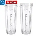 2Pack 32oz Replacement Cups Compatible with Nutri Ninja Auto iQ 900w 1000w 1500w