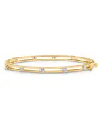 Kenneth Jay Lane Cubic Zirconia Open Bracelet