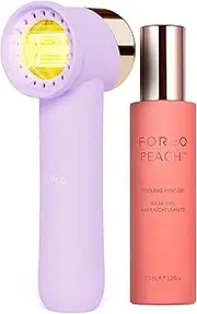 FOREO PEACH 2 IPL Hair Removal Device + Calming & Hydrating IPL PEACH Cooling Prep Gel - Laser Hair Removal For Body & Face - Hair Removal with Skin Cooling & Silicone Shield