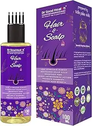 DR GOOD HEALTH PHYTOTHERAPIES 200 Ml Hair&Scalp Ayurvedic Oil For Thick&Healthy Hair|Controls Dandruff,Soothes Dry Scalp,Reduce Hair Loss,Itchy Scalp,Stronger Roots-(Pack Of 1)