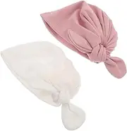 [COMPUKAS] Cute Boys and Girls Turban Hat Baby Boys Girls Headwear Newborn Turban Infant Bonnets Cotton Beanies Hospital Hat Soft Comfortable Multi-use Stylish for Baby Warm Protection