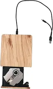 KONTONTY Type-c to USB External DVD Drive Cd DVD Writer for Laptop Fast Speed Easy to Use for Friends and Family