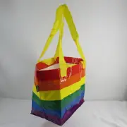 Ikea Storstomma Rainbow Bag Medium Tote Reusable ECO Grocery Laundry Storage Bag