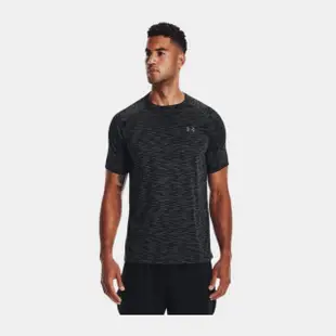 【UNDER ARMOUR】UA Tech 2.0短T-Shirt 男 短袖上衣 黑色(1366140-001)