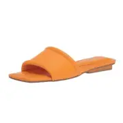 Franco Sarto Women's Caven Slide Sandals Orange Size 5 1/2