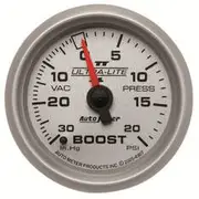 Autometer Ultra-Lite II Boost/Vacuum Gauge - 30 inHg/20 PSI, 2 1/16 Inch, AU4907