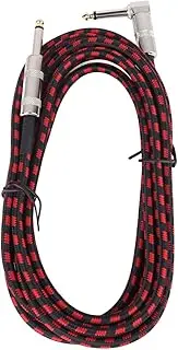 YDuupxe Guitar Instrument Cable Right Audio Interconnect Cord Angle to Straight Audio Interconnect Cable Instrument Cord for Electric Mandolin Bass (6M / 19.69ft)