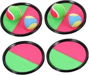Boys and Girls Outdoor Play Game Set Sticky Racket Paddle Ball Set Toss Catch Ball Toy Educational Sports Toy for Boys Girls