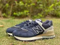 在飛比找Yahoo!奇摩拍賣優惠-New Balance574 藍色 麂皮 中性 滑板鞋 U5