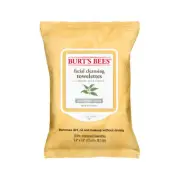 Burt's Bees Facial Cleansing Towelettes with White Tea Extract x 30 Wipes