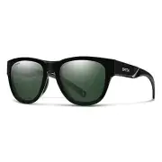 Smith Rockaway Ladies Cateye Sunglasses in Black/ChromaPop Polarized Gray Green