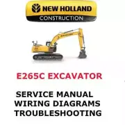 NEW HOLLAND E265C CRAWLER EXCAVATOR MANUAL SHOP SERVICE REPAIR PDF