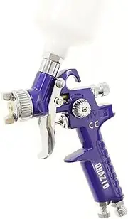 [ORAZIO] Mini Paint Spray Gun HVLP Gravity Feed 0.5mm Copper Nozzle 100CC Aluminum Paint Sprayer for Car Auto Furniture Fence Surface Coating Decorating Air Compressor Tool 22145605
