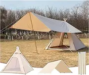 Tent for 3/4 People | Waterproof Cotton Tent, Upgrade Ultralight Tent, Free Pavilion, Yurt Tent, Glamping Tent, Festival Tent Little Surprise