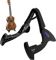 Guitar Stand Rack, Folding Universal A frame Stand, with Movable Arms and Nonslip Rubber Feet, Adjustable Guitar Holder, for Home Studios Live Performances Traveling Musicians