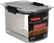 Rubbermaid Container, BPA-Free Plastic, Brilliance Pantry Airtight Food Storage, Open Stock, Brown Sugar (7.8 Cup)
