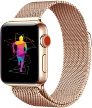 Summer Edition Rose Gold Milanese Strap for Apple Watch (38-40mm) – Perfect Gift