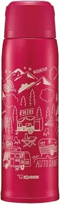 Zojirushi SJ-JS10RA Stainless Steel Bottle Mug, Red