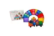 Magnetic Rainbow Tiles 182 pieces