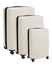 [Kadi] Hardside Suitcase 3-in-1 Bundle in Ivory