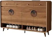 Freestanding 140cm Freestanding Shoe Rack 5 Tier Entry Way Storage Cabinet Living Room Furniture Shoe Cupboard