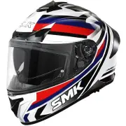 Typhoon Freeride White Blue Red Full Face Helmet