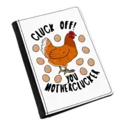 Cluck Off You Motherclucker Chicken Passport Holder Cover Case Wallet - Funny