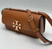 Tory Burch SMALL ELEANOR RECTANGULAR BAG $498 Whiskey 158734