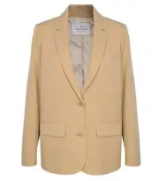 NWT Rosemunde Copenhagen Blazer Light Camel Tan Size 34 US 4