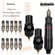Wireless Tattoo Kit RCA Rotary Tatoo Machine Wireless Tattoo Battery 1500mAh